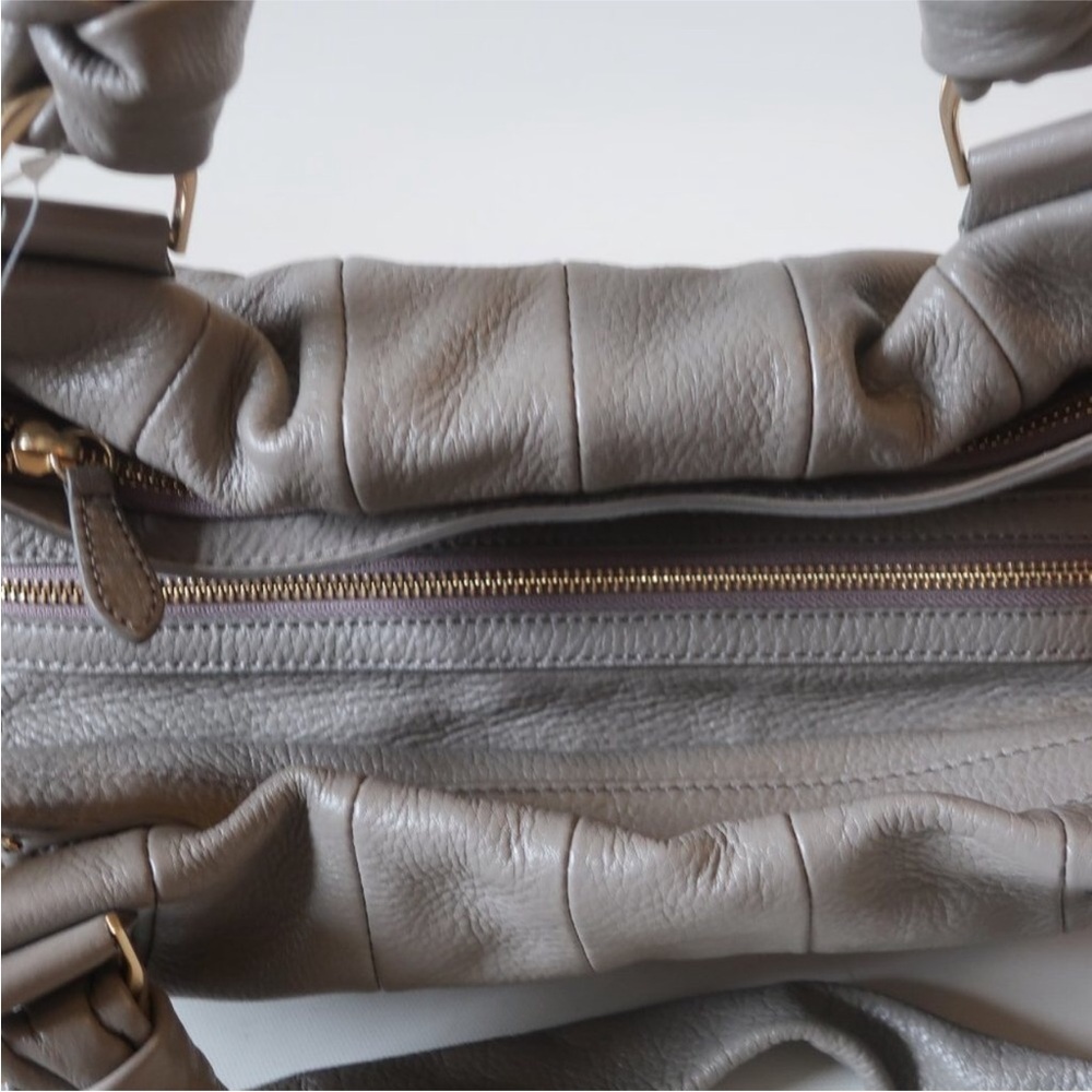 NWD Cole Haan Satchel Tripled zip pebble leather - Picture 6 of 10